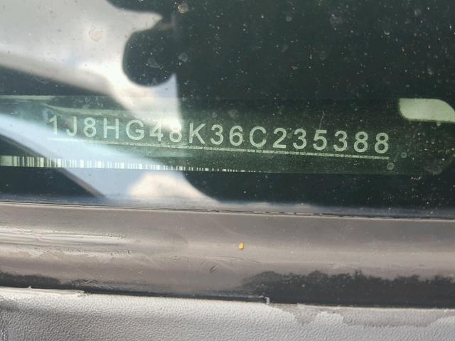 1J8HG48K36C235388 - 2006 JEEP COMMANDER WHITE photo 10