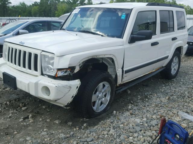 1J8HG48K36C235388 - 2006 JEEP COMMANDER WHITE photo 9