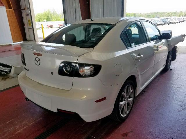 JM1BK324491214064 - 2009 MAZDA 3 S WHITE photo 4