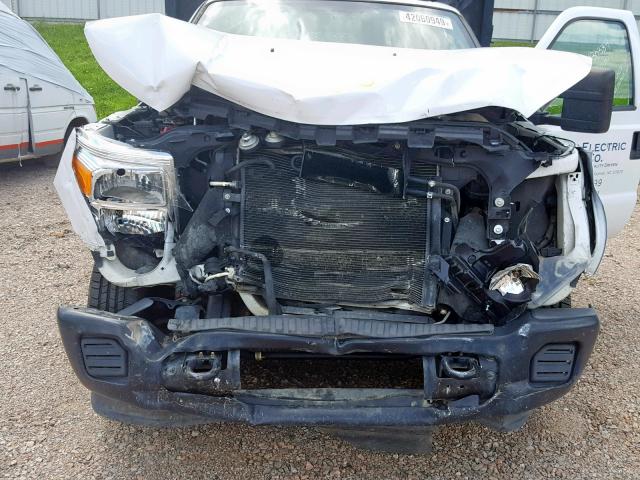 1FDRF3G62DEB24986 - 2013 FORD F350 SUPER WHITE photo 7