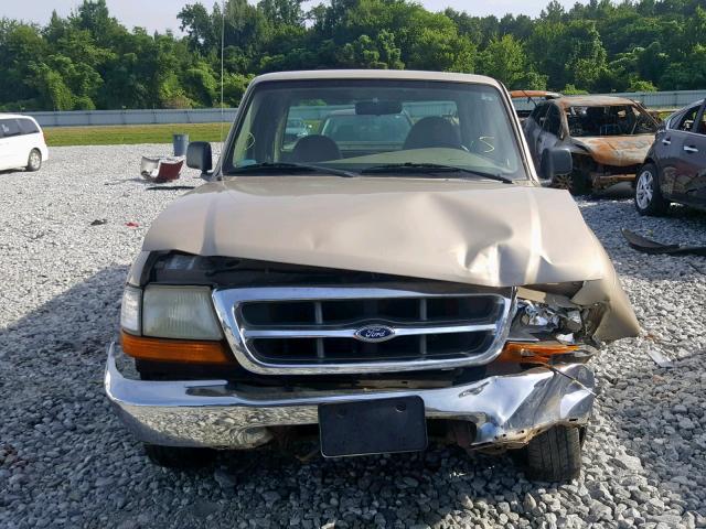 1FTYR14V1YTA54115 - 2000 FORD RANGER SUP BEIGE photo 9