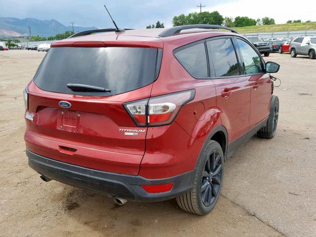 1FMCU9J98HUD76478 - 2017 FORD ESCAPE TIT RED photo 4