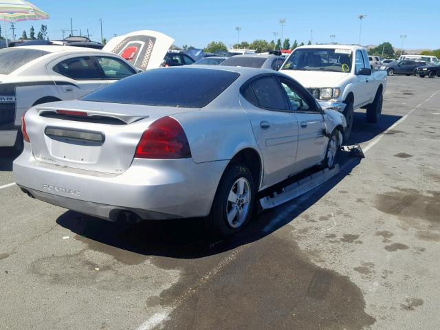 2G2WS522851151927 - 2005 PONTIAC GRAND PRIX GRAY photo 4