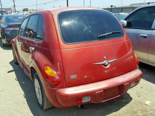 3C4FY58B44T365361 - 2004 CHRYSLER PT CRUISER RED photo 3