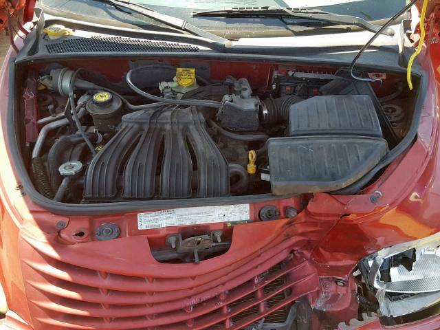 3C4FY58B44T365361 - 2004 CHRYSLER PT CRUISER RED photo 7