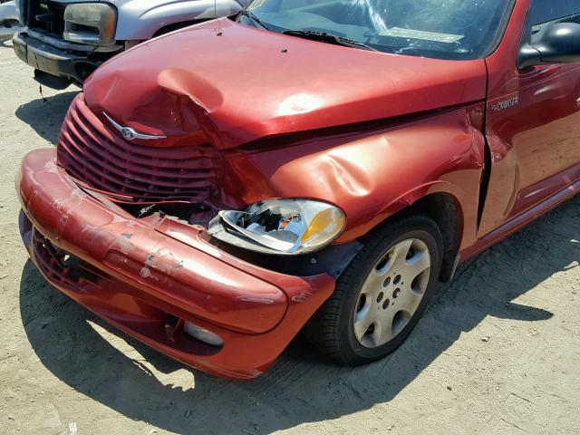 3C4FY58B44T365361 - 2004 CHRYSLER PT CRUISER RED photo 9