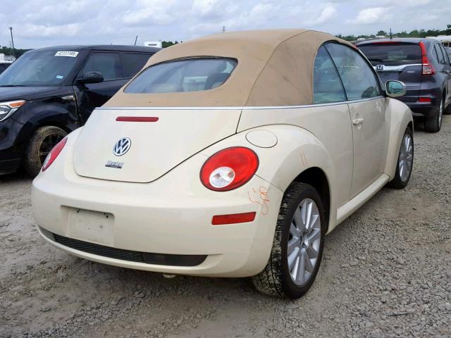 3VWRG31Y08M415060 - 2008 VOLKSWAGEN NEW BEETLE Creme Foto 4