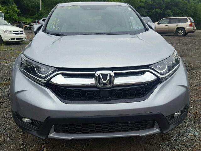 7FARW2H86JE028503 - 2018 HONDA CR-V EXL SILVER photo 9