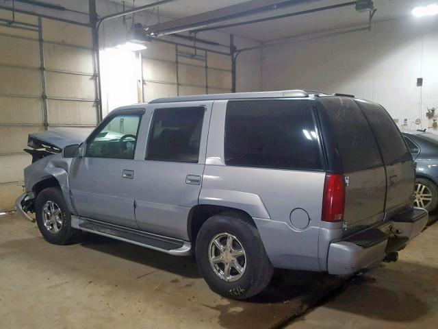 1GKEK13R3YR134576 - 2000 GMC YUKON DENA SILVER photo 3