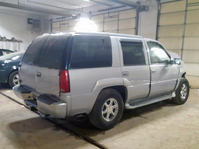 1GKEK13R3YR134576 - 2000 GMC YUKON DENA SILVER photo 4