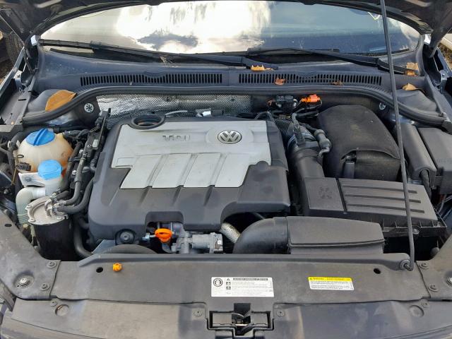 3VWLL7AJ8DM390317 - 2013 VOLKSWAGEN JETTA TDI GRAY photo 7