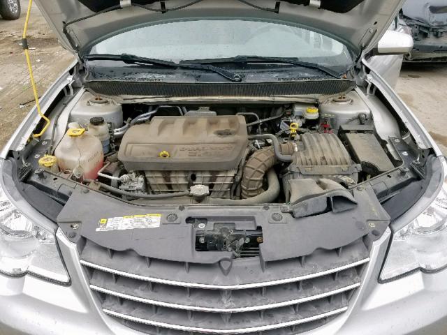 1C3LC56K37N561322 - 2007 CHRYSLER SEBRING TO SILVER photo 7