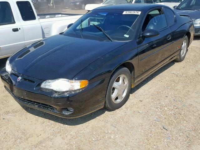 2G1WX12KXY9283530 - 2000 CHEVROLET MONTE CARL BLACK photo 2