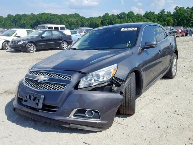 1G11H5SA5DF302654 - 2013 CHEVROLET MALIBU LTZ 灰色 照片 2