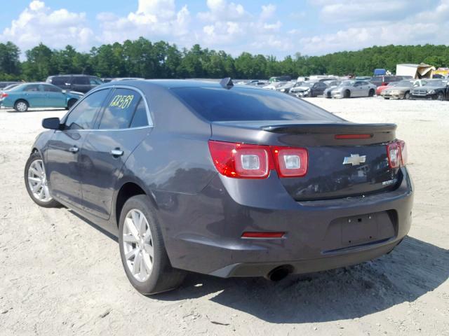 1G11H5SA5DF302654 - 2013 CHEVROLET MALIBU LTZ 灰色 照片 3