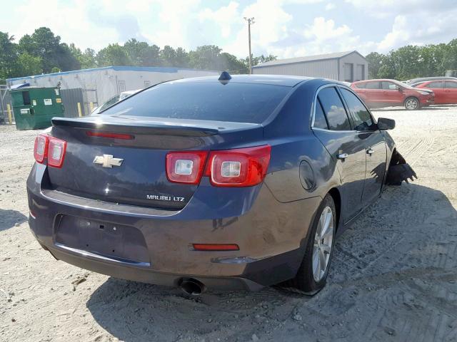 1G11H5SA5DF302654 - 2013 CHEVROLET MALIBU LTZ 灰色 照片 4