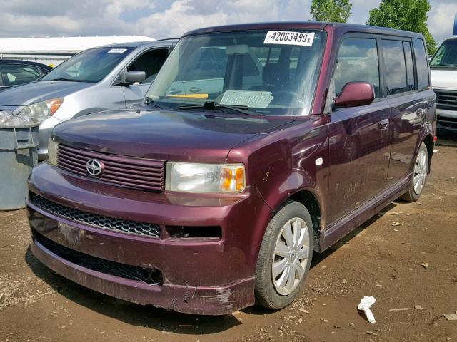 JTLKT324750215517 - 2005 TOYOTA SCION XB 紫色 照片 2