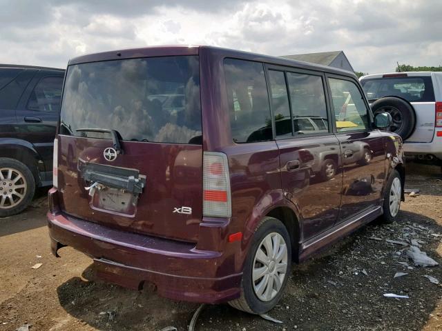 JTLKT324750215517 - 2005 TOYOTA SCION XB 紫色 照片 4