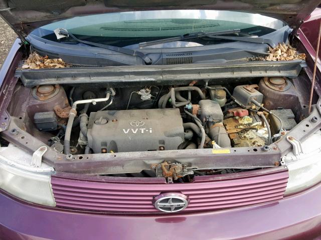 JTLKT324750215517 - 2005 TOYOTA SCION XB 紫色 照片 7