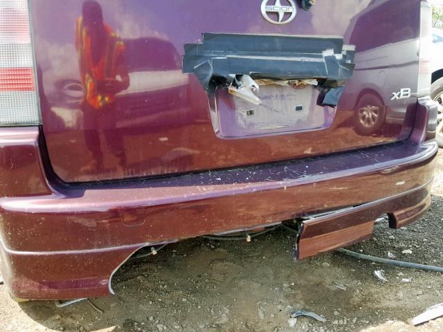 JTLKT324750215517 - 2005 TOYOTA SCION XB 紫色 照片 9