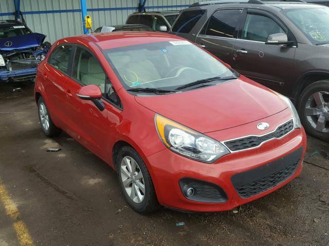 KNADN5A36D6227282 - 2013 KIA RIO EX RED photo 1