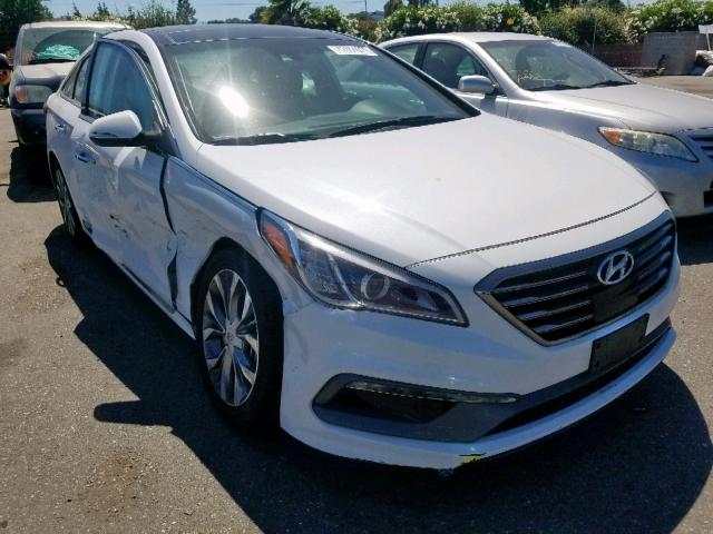 5NPE34AB7FH238816 - 2015 HYUNDAI SONATA SPO WHITE photo 1