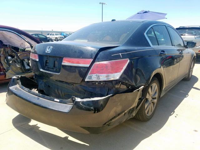 1HGCP2F82BA099372 - 2011 HONDA ACCORD EXL BLACK photo 4