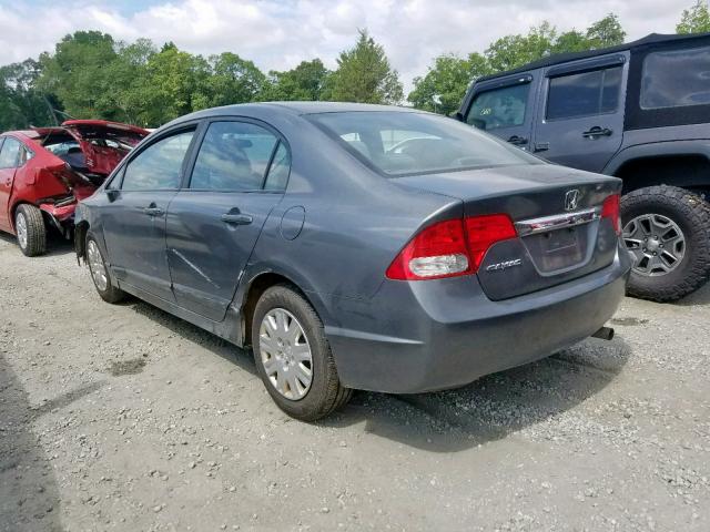 19XFA1F39BE014987 - 2011 HONDA CIVIC VP GRAY photo 3