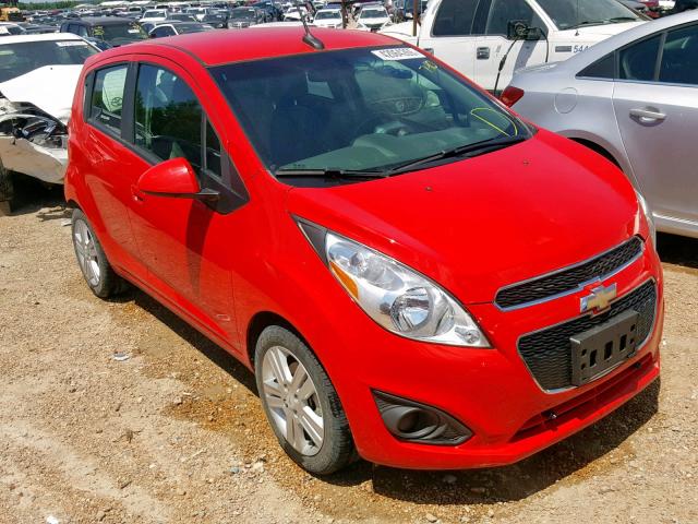 KL8CB6S9XDC605663 - 2013 CHEVROLET SPARK LS RED photo 1