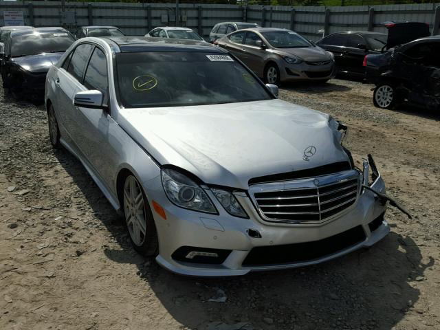 WDDHF7CB8AA243872 - 2010 MERCEDES-BENZ E 550 SILVER photo 1