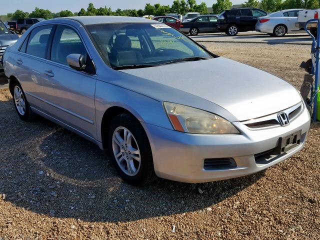 JHMCM56307C015735 - 2007 HONDA ACCORD SE SILVER photo 1