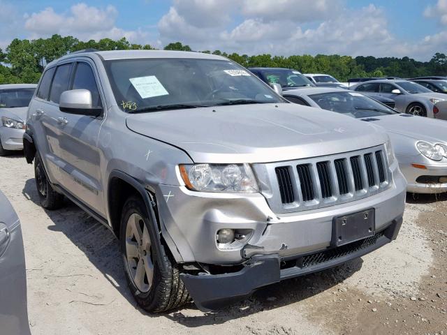 1C4RJEAT3DC546757 - 2013 JEEP GRAND CHER SILVER photo 1