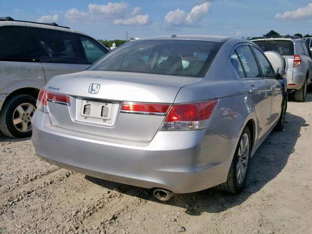 1HGCP2F87CA174892 - 2012 HONDA ACCORD EXL SILVER photo 4