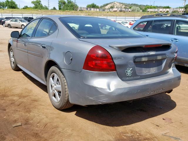 2G2WP552571100773 - 2007 PONTIAC GRAND PRIX SILVER photo 3