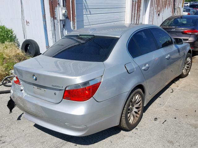 WBANA53534B175809 - 2004 BMW 525 I SILVER photo 4