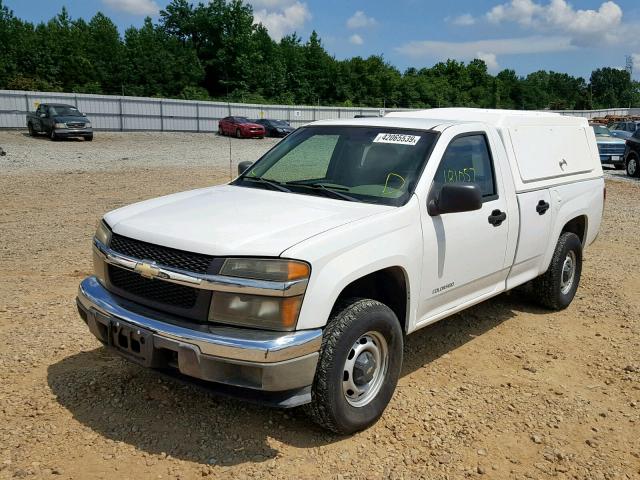 1GBDS146258251809 - 2005 CHEVROLET COLORADO WHITE photo 2