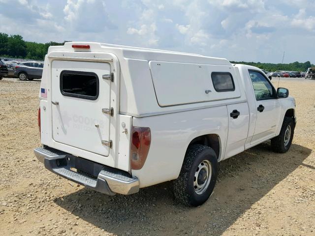 1GBDS146258251809 - 2005 CHEVROLET COLORADO WHITE photo 4