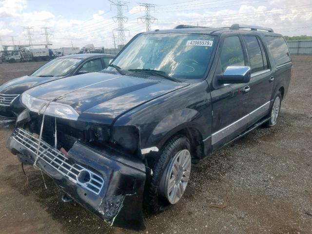 5LMJJ3J55BEJ04351 - 2011 LINCOLN NAVIGATOR BLACK photo 2