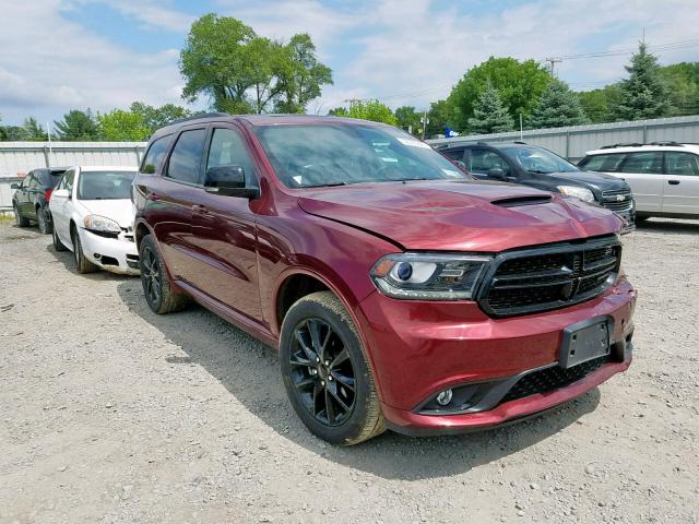 1C4RDJDG0JC364623 - 2018 DODGE DURANGO GT RED photo 1