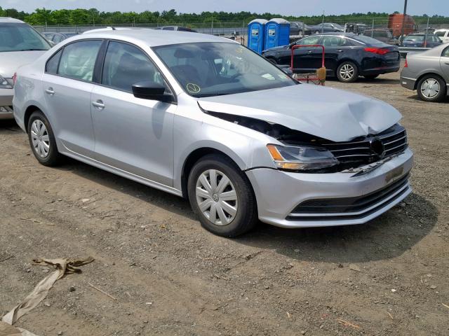 3VW2K7AJ0FM340013 - 2015 VOLKSWAGEN JETTA BASE SILVER photo 1