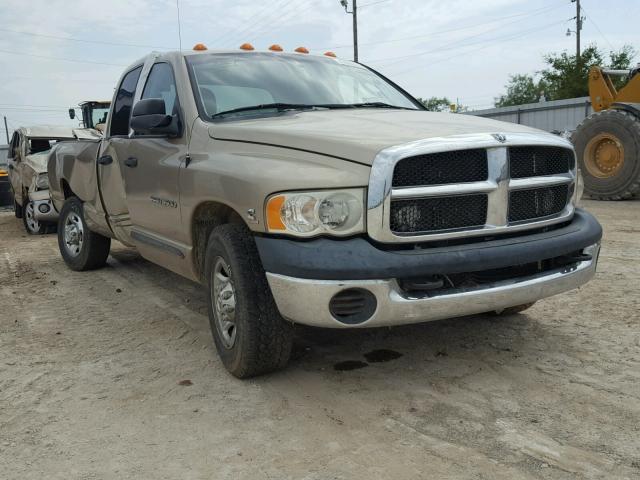 3D7LA38603G725155 - 2003 DODGE RAM 3500 S GOLD photo 1