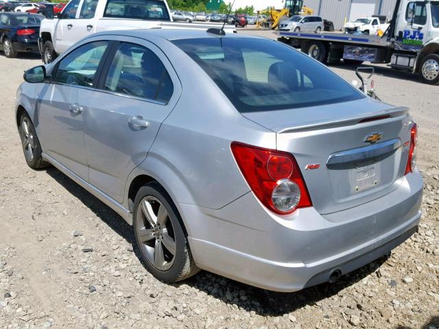 1G1JG5SB5F4168089 - 2015 CHEVROLET SONIC RS SILVER photo 3