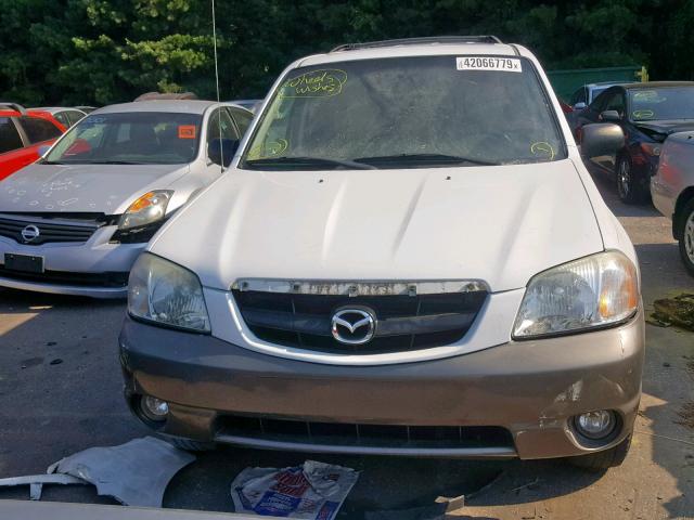4F2CZ06124KM32490 - 2004 MAZDA TRIBUTE ES 白色 照片 9