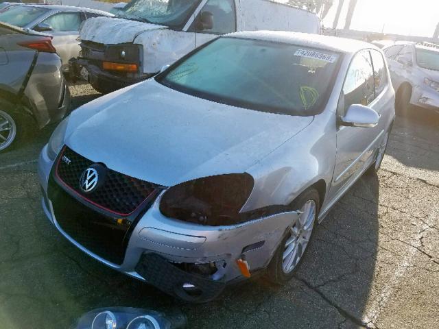 WVWFV71K07W186750 - 2007 VOLKSWAGEN NEW GTI FA SILVER photo 2