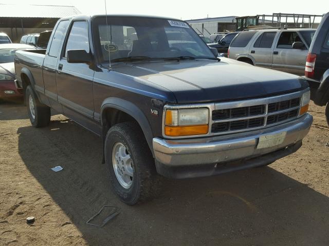 1B7GG23Y9SS233177 - 1995 DODGE DAKOTA BLUE photo 1