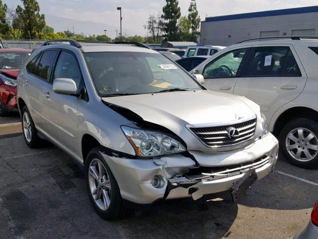 JTJGW31U772002419 - 2007 LEXUS RX 400H SILVER photo 1