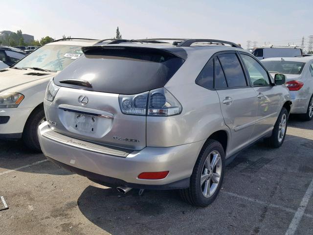 JTJGW31U772002419 - 2007 LEXUS RX 400H SILVER photo 4