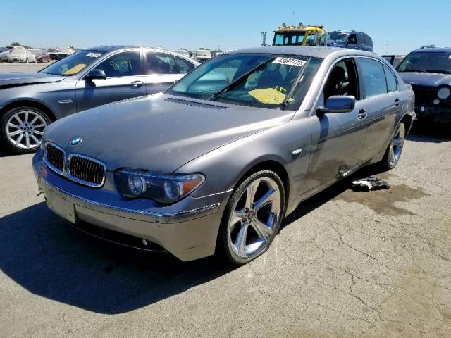 WBAGN63564DS54785 - 2004 BMW 745 LI SILVER photo 2