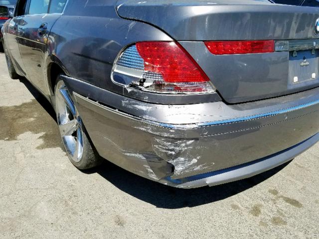 WBAGN63564DS54785 - 2004 BMW 745 LI SILVER photo 9