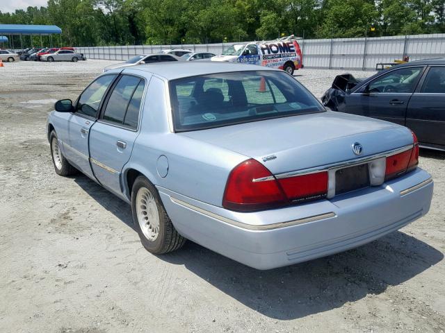 2MEFM75W4YX745964 - 2000 MERCURY GRAND MARQ BLUE photo 3